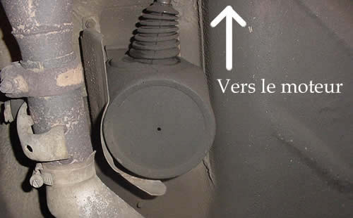 Il vaut mieux ne pas travailler avec l'échappement trop chaud !