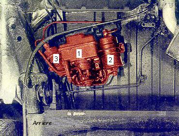 localisation de la pompe principale