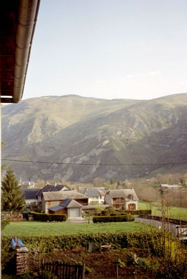 Retour à notre petit gîte avec une vue agréable.