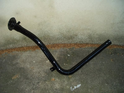 La goulotte neuve. Une couche de protection type cire ou blaxon est conseillée...