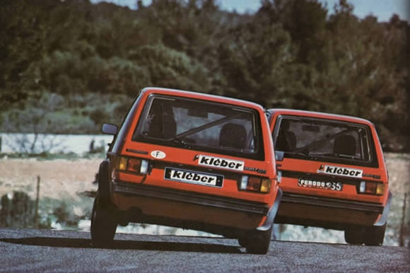 Les Golf GTI n'étaient pas là pour amuser le terrain : que c'est beau...