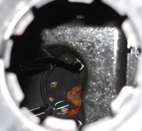 Ici, de petits morceaux de goulotte...