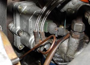 Le régulateur de contre pression.