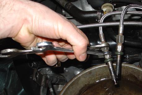 Démontage d'un injecteur.