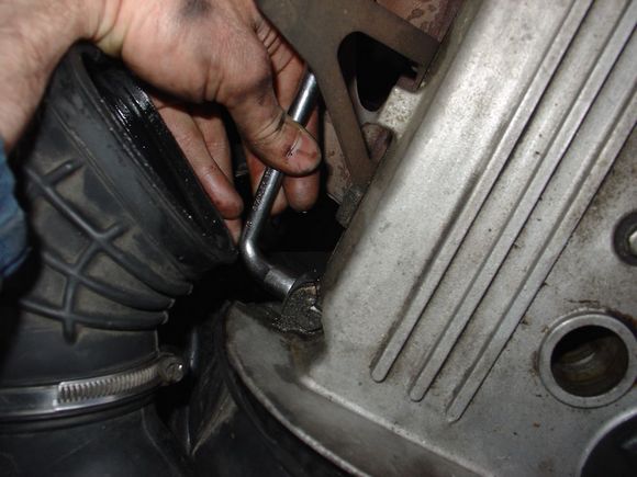 Dépose du cache courroie