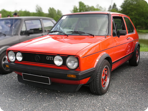 Jantes Gotti rouges sur une 