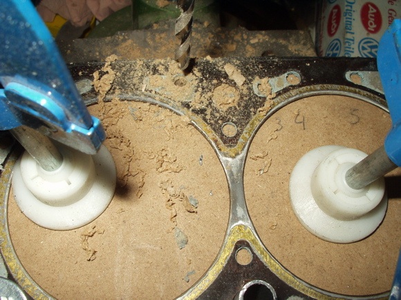 Perçage des 2 premiers trous