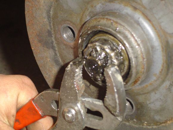 Vérouillage de la goupille.