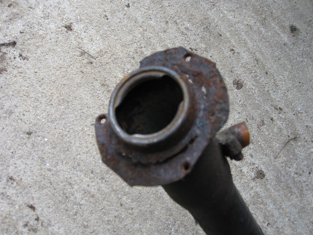 L'état de la goulotte...